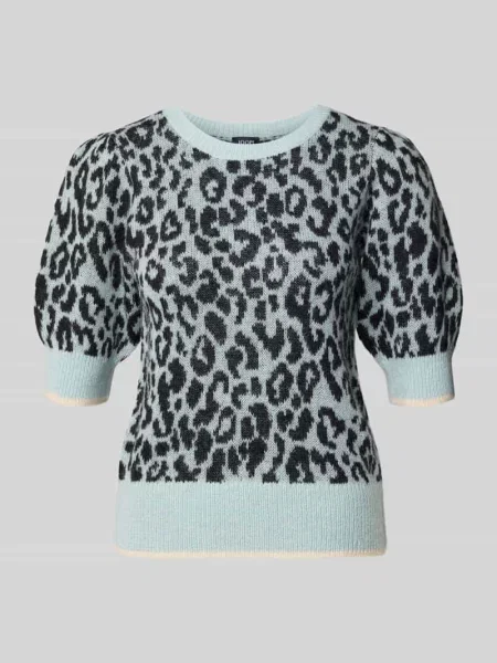 Sweter z krótkim rękawem o kroju regular fit z dodatkiem wełny z alpaki model ‘Kaston’ Joop! biały