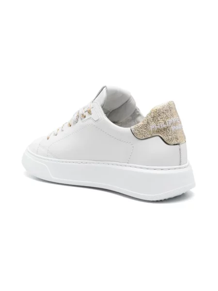 Sneakersy Philippe Model skórzane do tenisa białe