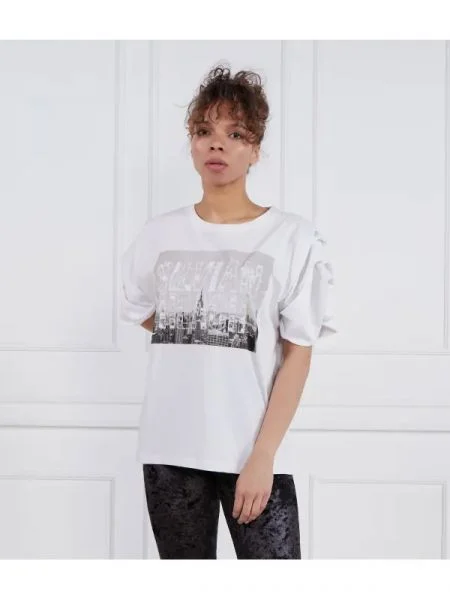 Silvian Heach Póló T-SHIRT RAMOIZ fehér