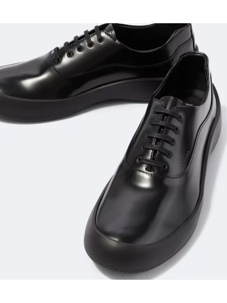 Sneakerși Prada din piele negru