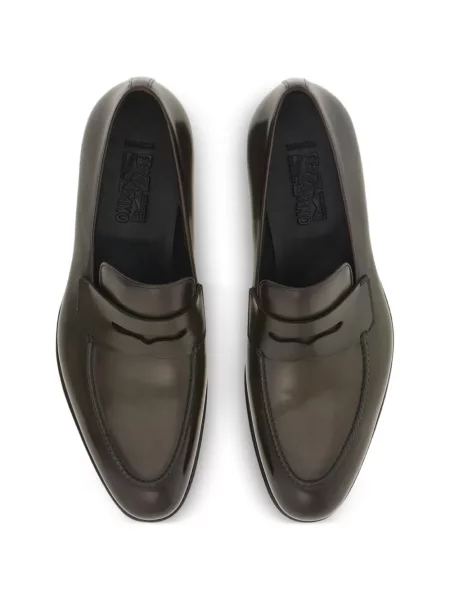 Pantofi loafer Ferragamo verde