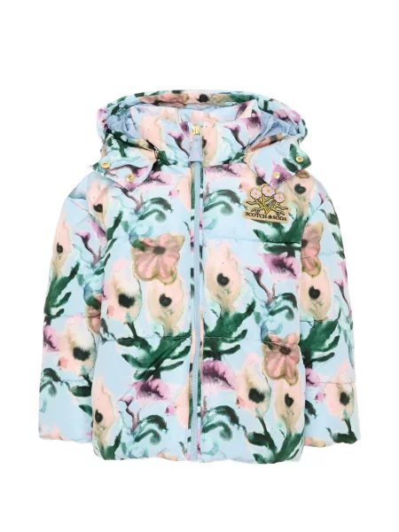 Kurtka dziecięca Scotch & Soda niebieska