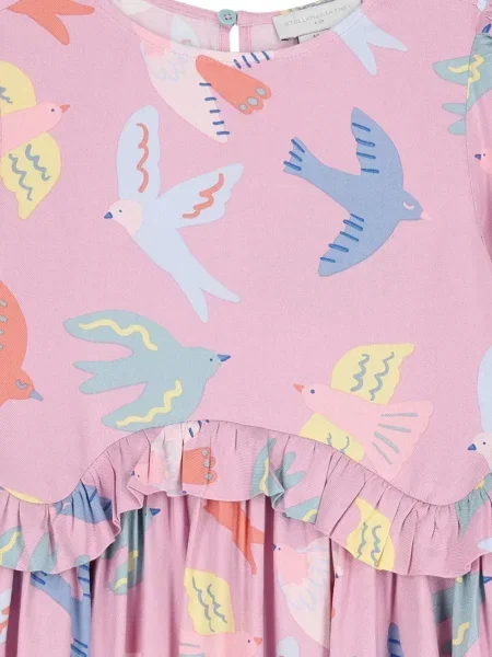 Sukienka dziecięca Stella Mccartney różowa