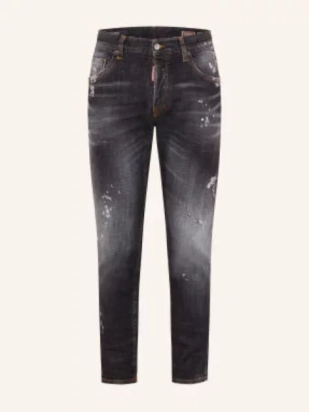Jeansy Skater O Kroju Skinny grau czarne