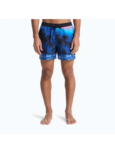 Szorty kąpielowe Quiksilver Everyday Printed Volley niebieskie