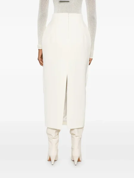 Fustă tip creion Wardrobe.nyc alb