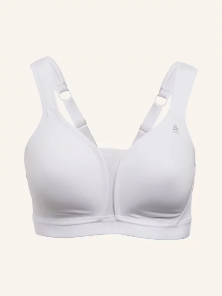 Odlo Biustonosz Sportowy Padded High weiss biały