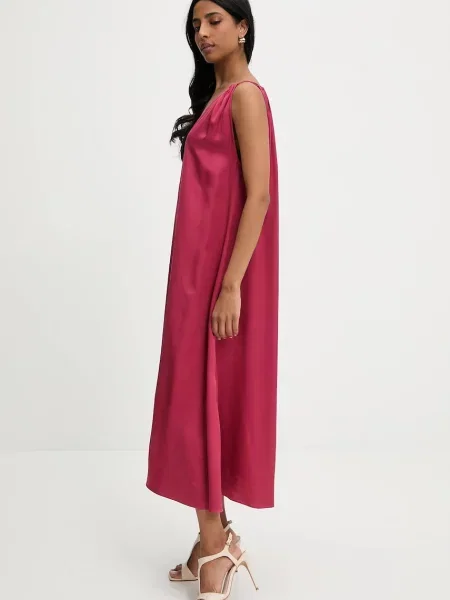 Сукня Answear Lab midi пряма бордовий