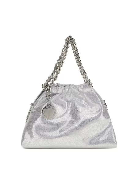 Torebka crossbody Stella Mccartney ze sznurkiem szara