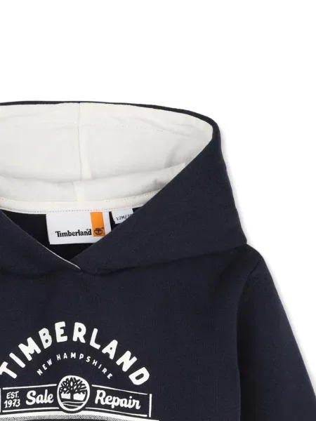 Bluza z kapturem dziecięca Timberland niebieska