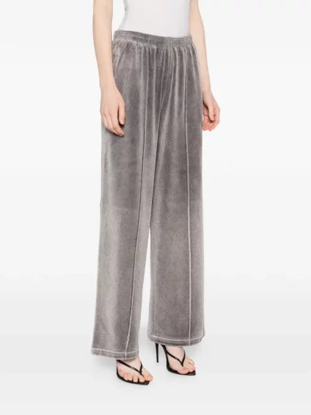 Pantaloni Alexander Wang de cristal gri
