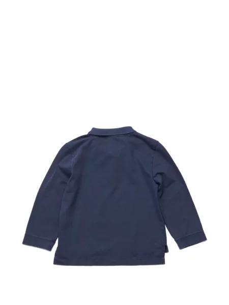Μακρύς polo Stockholm Surfboard Club με αυτόγραφο μπλε