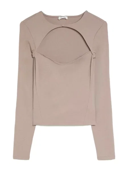Bershka Tricou deschis maro