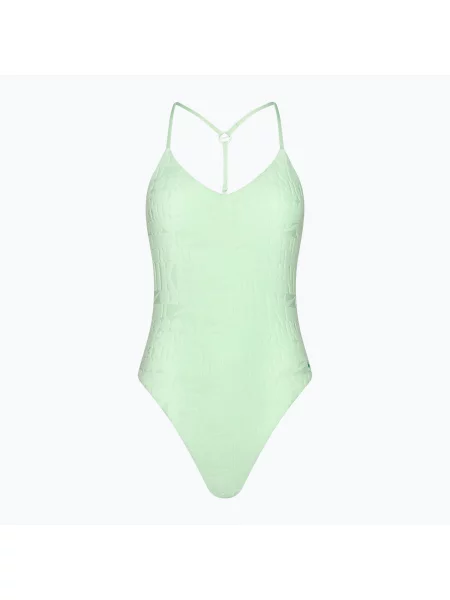 Jednodílné plavky Nike Retro Flow Terry vapor green zelené