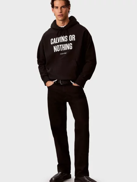 Махрове худі Calvin Klein чорне
