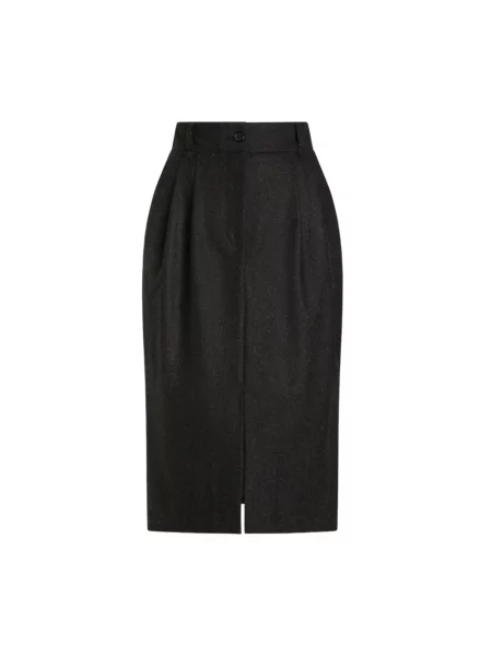 Spódnica midi Dolce And Gabbana czarna