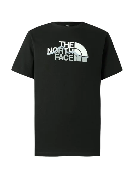 THE NORTH FACE Tricou Mountain Line opal / negru alb