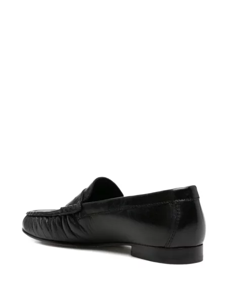 Pantofi loafer Poeve din piele negru