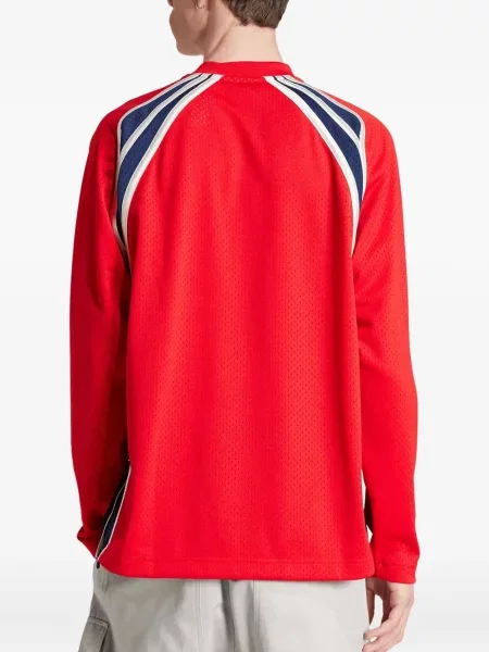 Tricou Adidas plasă lung roșu
