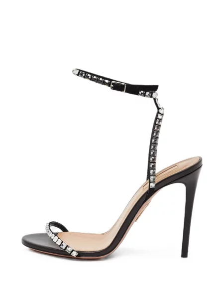Sandale Aquazzura cu bretele negru
