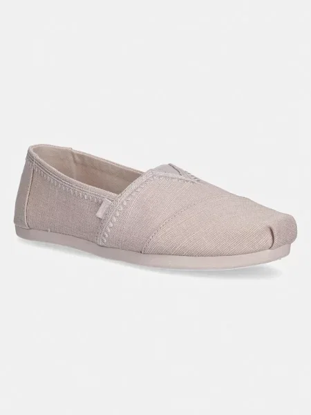 Toms espadrile cu plat pentru femei ALPARGATA CLASSIC bej