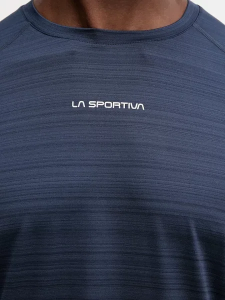 Лонгслив La Sportiva с принтом синий