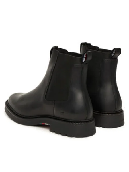 Čižmy Tommy Hilfiger čierna