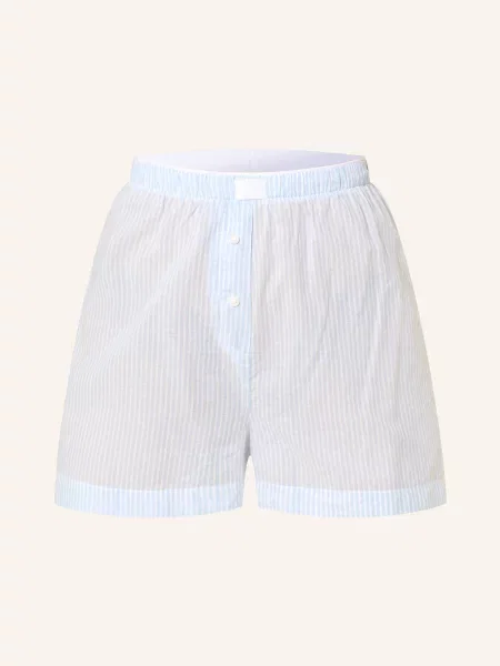 Mey Pyžamové Šortky Cotton Stripes tmavě modrá bílá