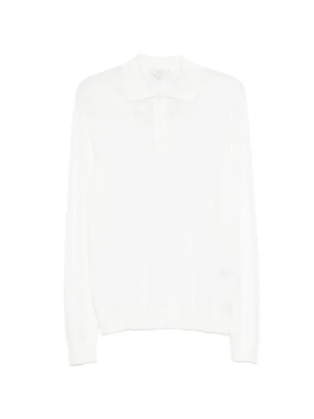 Długi polo Malo białe