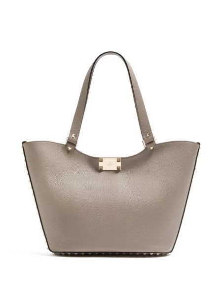 Geantă shopper Valentino Garavani gri