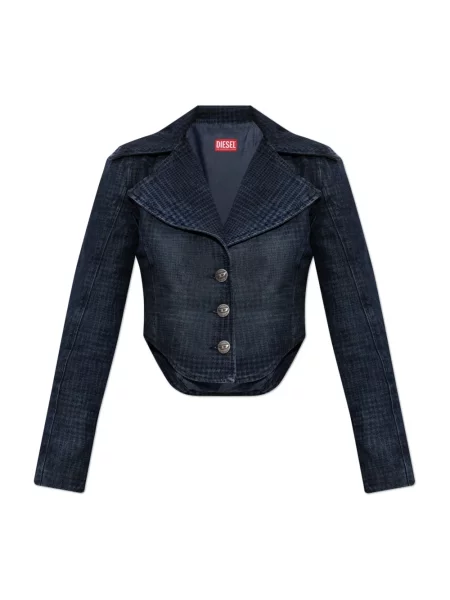 Kurtka jeansowa Diesel niebieska
