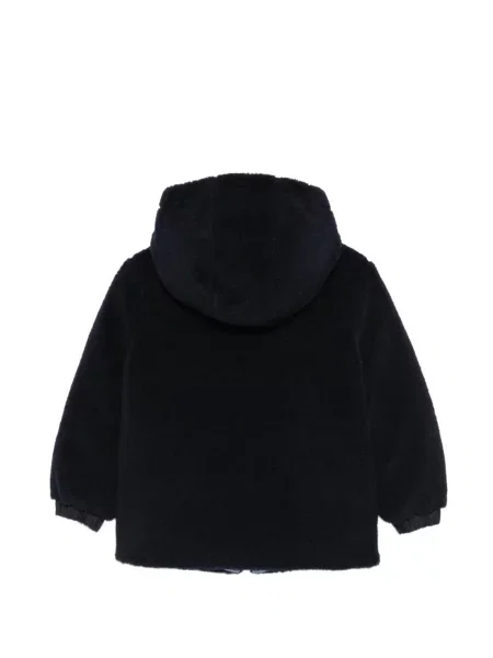 Kurtka dziecięca Moncler Enfant niebieska
