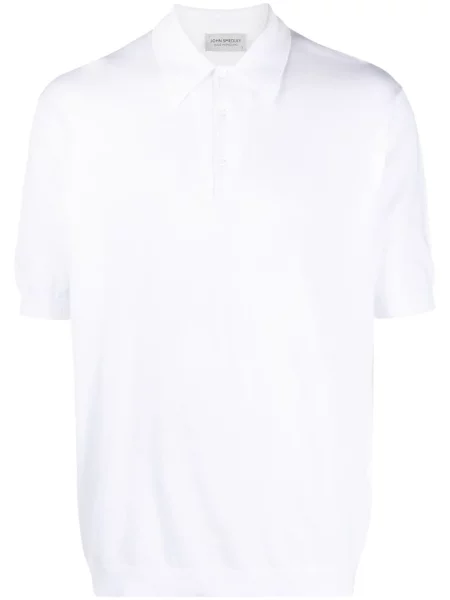 Polo John Smedley alb
