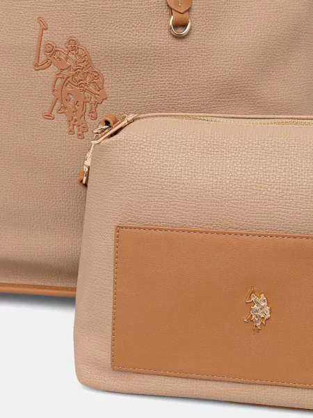 Кожаная сумка шоппер U.s. Polo Assn.