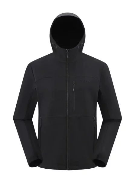 KURTKA HIMEX SOFTSHELL HOODY czarna