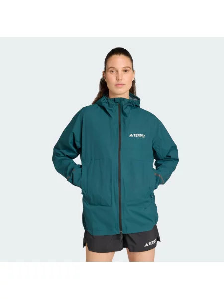 Kurtka z kapturem adidas Terrex Xperior Layer Light CLIMAPROOF XS fioletowy