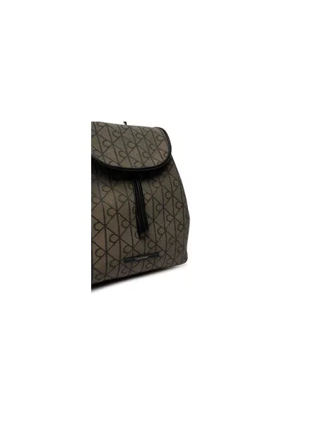 Calvin Klein Kuprinės Emblem Aop Jacquard Backpack ruda