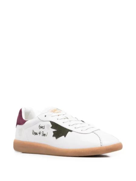 Sneakerși Dsquared2 din piele alb