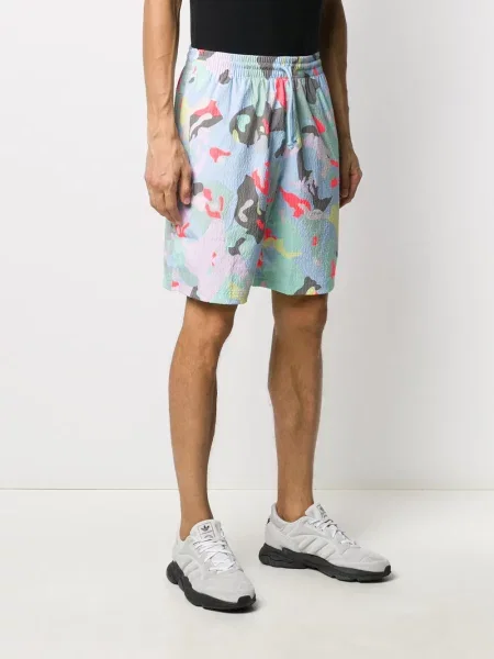 Pantaloni scurți Adidas cu imagine albastru