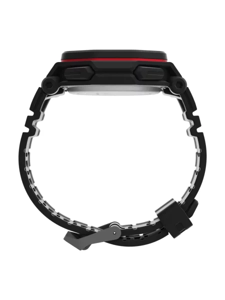 Lniany zegarek Timex czarny