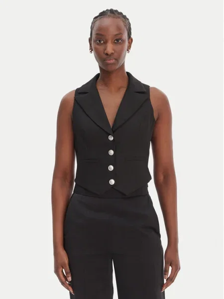 Morgan Vestă elegantă negru