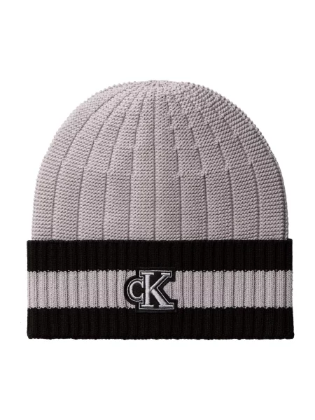 Calvin Klein Căciulă gri deschis negru