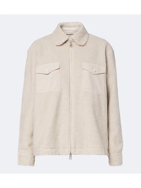 Ursuleț de pluș geacă Moncler alb