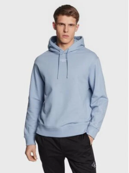 Mikina Calvin Klein Jeans modrá