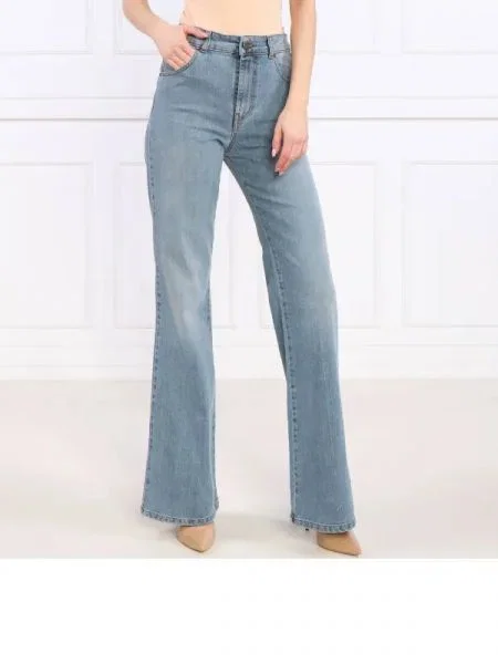 TWINSET Blugi | flare fit albastru