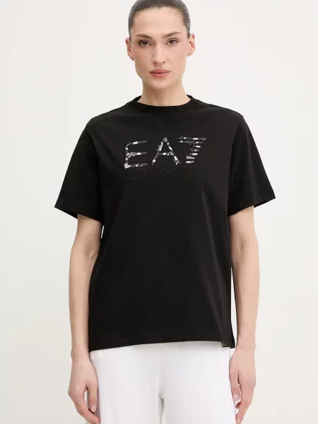 Tričko Emporio Armani černé