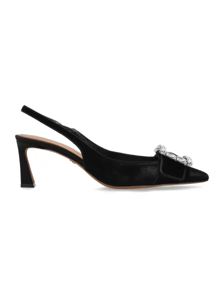 Aksamitna czółenka Dolce And Gabbana czarna