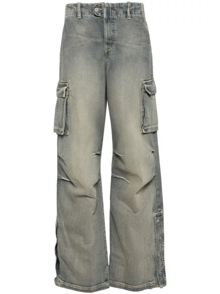 Szerokie jeansy Andrea Ya'aqov niebieskie