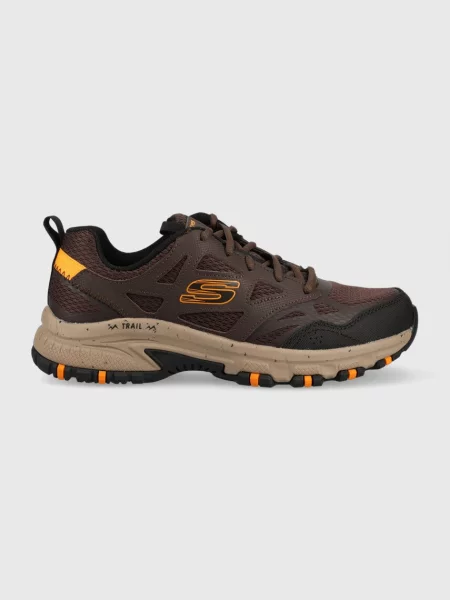 Обувки Skechers Hillcrest кафяво