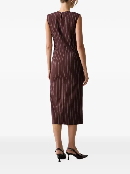 Rochie Patrizia Pepe fără mâneci maro